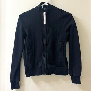 Repetto Fleece Jacket with Zipper - Black - XS / US4 (S0564)